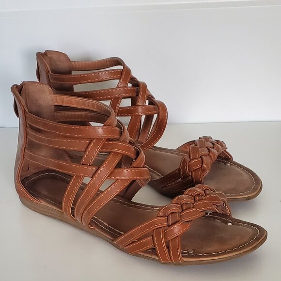 Women's Ollio Gladiator Sandals Sz 8.5 - Picture 1 of 8